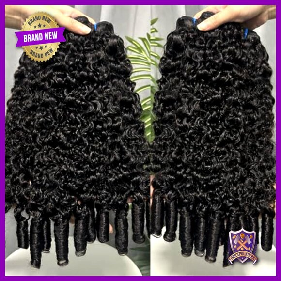 18-22 Inch 3C4A Water Wave Human Hair Extensions Double Weft main image 4